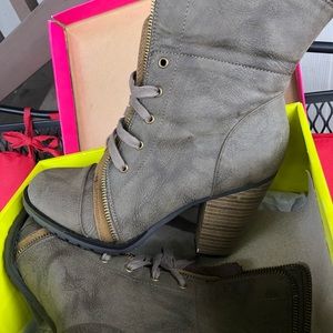 olive green boots